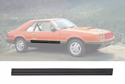 1979-1984 Ford Mustang Door Body Trim Moulding Molding Black RH Passengers Side  • $98.14