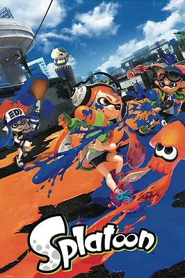 SPLATOON 24x36 INDIVIDUAL Poster Nintendo Video Games Wii U BRAND NEW Children!! • $17.99