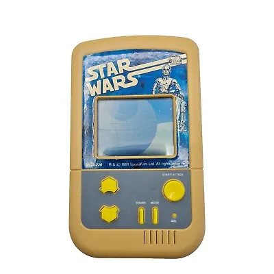 Star Wars MGA-220 Micro Games Of America LCD Handheld Game 1991 Working • £19.99