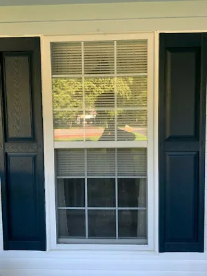 Vinyl  Exterior Window Shutters 14 3/4 Width X 71 Height X Depth 1” • $60