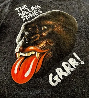 THE ROLLING STONES Grrr! 50 Year Anniversary T-Shirt S/M Rock N Roll Mick Jagger • $39.99