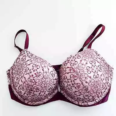 Victoria's Secret Very Sexy Push Up Underwire Bra Women's 36D Pink/Purple • $19.99