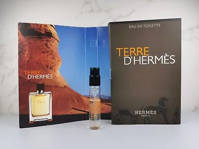 $12.50 • Buy Hermers TERRE D'Hermes EDT Perfume Sample 2ml Vial Spray 100% Genuine