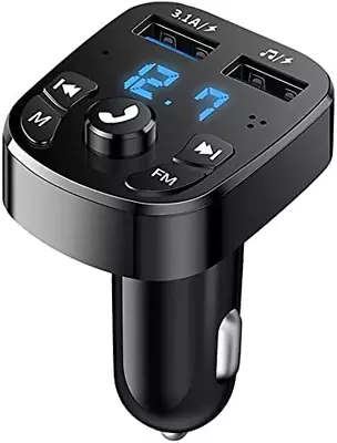 Bluetooth FM Transmitter For Car2 USB Ports Fast ChargerWireless Bluetooth ... • $11.22