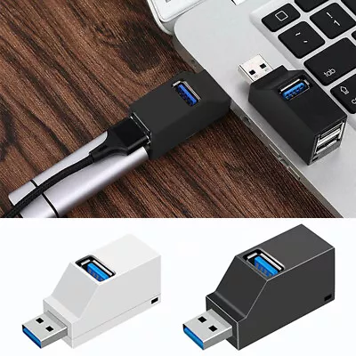 USB 3.0 Hub 3 Ports Mini Splitter High Speed Data Transfer PC Laptop Macbook* • $2.12