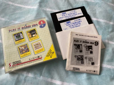 £18.99 • Buy Acorn Bbc Micro Rare Play It Again Sam 9 5.25 Disk Game Master Electron Etc
