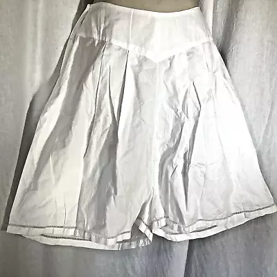 100% Cotton Bloomers Panties Slip Pettipants Victorian Cottage L Vintage 2 Pair • $49.99