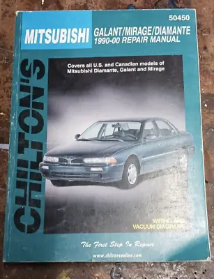 Chilton's Repair Manual Mitsubishi Mirage Diamante 1990-2000 #50450 • $10