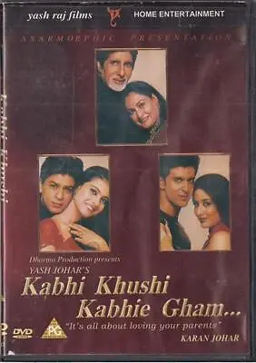 Kabhi Khushi Kabhie Gham... - DVD -  Very Good - Shah Rukh KhanKajolAmitabh Ba • $6.99