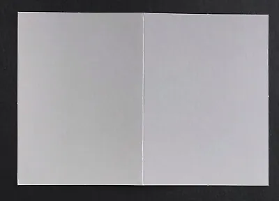 Blank Cards Made From Luxury Grey Colorplan Boards Pk5  115mm X 84mm When Folded • £0.99