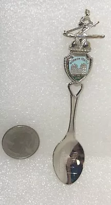 Mormon Temple Salt Lake City Utah Skier Souvenir Spoon  • $1.99