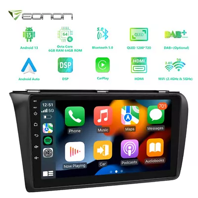 Eonon M3BKA12S Android 13 6+64G CarPlay Car Radio GPS Stereo For Mazda 3 2004-09 • $419.99