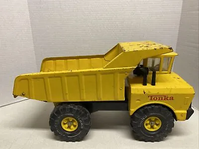 1979-1981 Mighty Tonka Yellow Construction Dump Truck (600) • $47.59