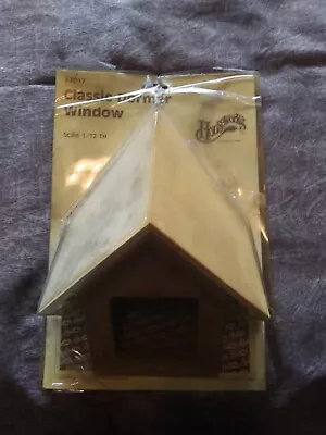 Gable Dormer Window Dollhouse Houseworks Ltd  1:12 Scale #7017 ~ Unfinished Wood • $5.95