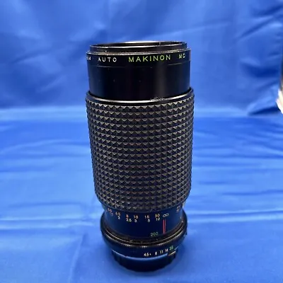 Makinon MC Auto Zoom 1:4.5 F=80-200mm Camera Lens With Case • $8