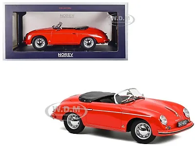 1954 Porsche 356 Speedster Red 1/18 Diecast Model Car By Norev 187461 • $79.99