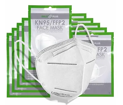 FFP2 Face Masks Disposable Masks6 Layer Protection Dust Respirator • £5.99