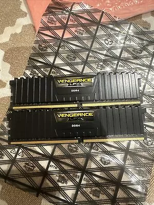 Corsair Vengeance LPX 16GB (2 X 8GB) DDR4 DRAM 2666MHz Memory Kit - Black • £30