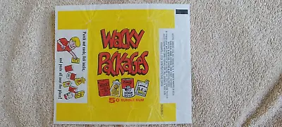 Wacky Packages Topps 1967 Near Mint Die-Cut Wrapper-RARE • $295