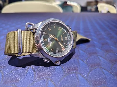 Seiko Alpinist Green Men's Watch - SARB017 • $1100