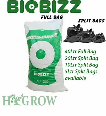 BioBizz Worm Humus Manure Quality Organic Compost Hydro Grow Media Plants • £7.95