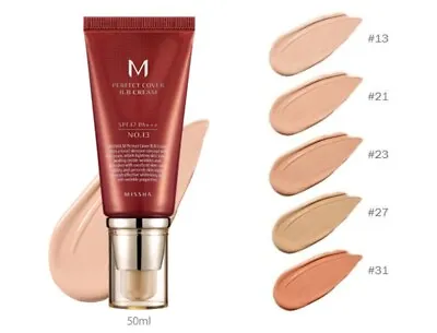 MISSHA M Perfect Cover BB Cream 50ml/1.76fl Oz NO13/21/23/27/31 • $19.99