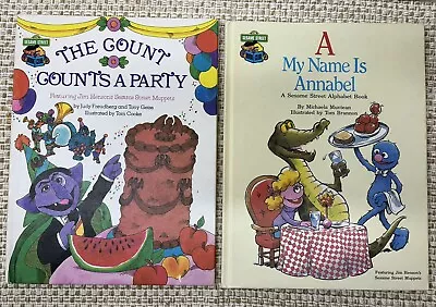 2 Vintage Sesame Street Books • $12.99