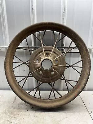 1928 1929 Ford Model A 21  Wire Spoke Wheel Rim Vintage 5 On 5 1/2  • $75