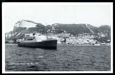  DURBAN CASTLE  Union-Castle (Served As Troopship During WW2). Gibraltar C1950 • £2