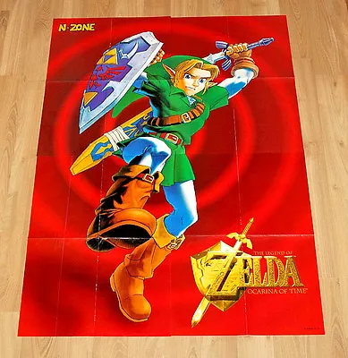 1999 The Legend Of Zelda Ocarina Of Time Rare XL Poster 116x84cm • $359.86