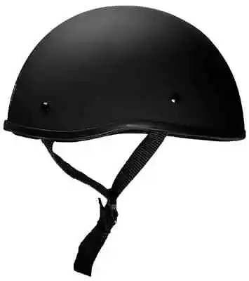 Crazy Al's WORLD'S SMALLEST LIGHTEST SOA Style DOT Flat Black Half Helmet • $95.99