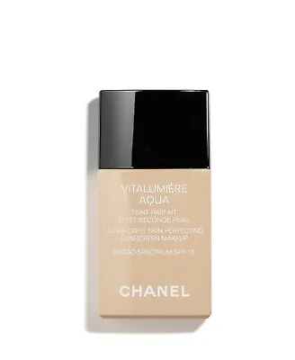 Chanel Vitalumiere Aqua Ultra-Light Skin Perfecting Makeup Spf 15 In All Shade  • $58