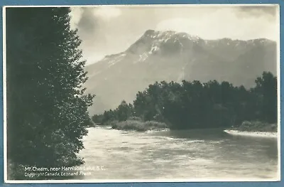 🇨🇦🇨🇦 Canada 1932 Vintage  RP Postcard Mt Cheam  Near Harrison Lake B.C • £1.50