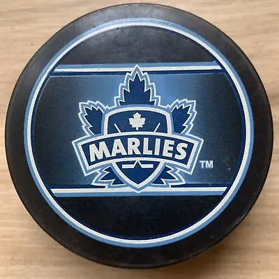 Toronto Marlies Ahl Hockey Puck Inglasco Sher-wood Made In Slovakia • $14.99