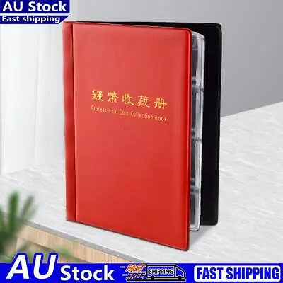 120 Pockets Coins Album Book Fixed Page Coin Book Household Display Articles • $9.66