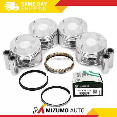 Pistons W/ Rings Fit 99-01 2.0L Honda CR-V B20Z2 DOHC 16V • $99.95