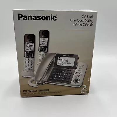 PANASONIC Corded / Cordless Phone System With Answering Machine And One Touch • $35