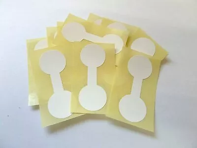 Pack Of 12 Dumbell Seal Tamper Evident Self-Adhesive Labels Stickers • £2.70