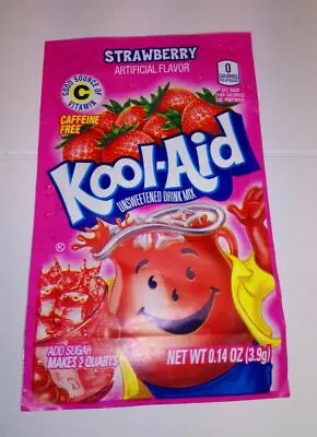 £1.95 • Buy KOOL AID Strawberry Flavour Drink Mix 3.9g American Drink Mix
