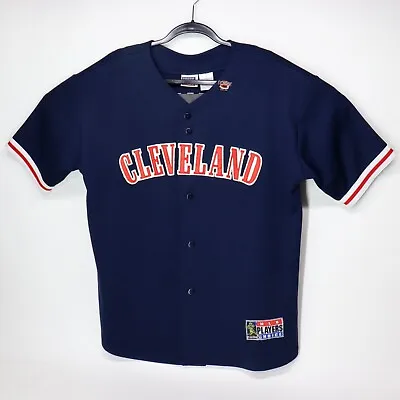 Vintage Sport Attack Cleveland Indians Omar Vizquel 13 Baseball Jersey Mens L • $28.40