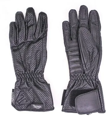 Triumph Motorcycle Leather  Glove Perforated Ladies M Part Number - M9870200 • $45