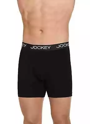 Jockey Men's Sport Silver Cotton Stretch 6  Boxer Brief • $9.99