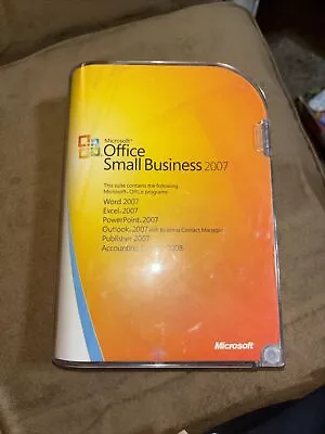 MICROSOFT OFFICE Small Business Edition 2007 UPGRADE W/ Key Number - Fast Ship • $10.95