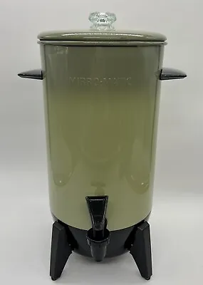 Vintage MIRRO-MATIC Electric Percolator Coffee Pot Tea Hot Water Up To 22 Cups • $24.95