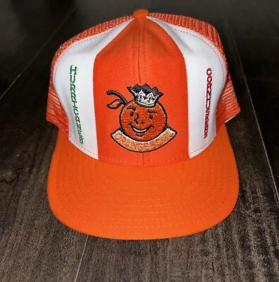 VTG 1984 ORANGE BOWL Cap Hat University Of Miami Hurricanes Nebraska Huskers USA • $59.99