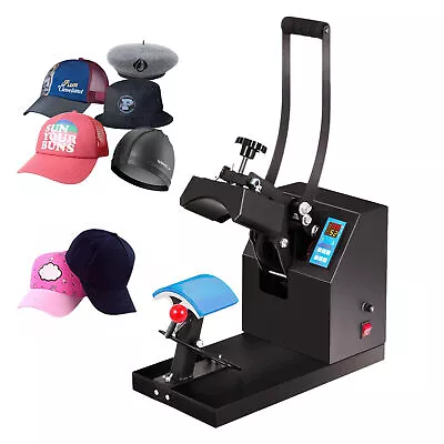 Heat Press Machine For Hats 110V Multi-Function Small Heat Sublimation Press  • $169.64