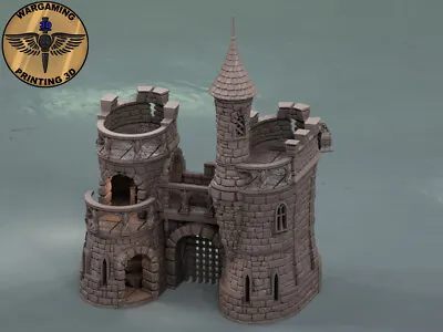 For Warhammer Castle Gate House Wfb Lotr  Fantasy  3d Printed Terrain Scenery  • £39.99