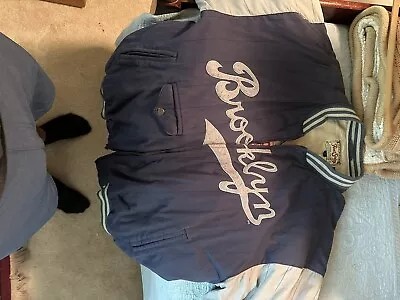 Brooklyn Dodgers Mirage First String Baseball Jacket 1955 World Series 1991  • $40