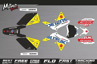 Suzuki Graphics Kit RMZ 450 2008 2009 2010 2011 2012 2013 2014 2015 2016 2017 MX • $159.90