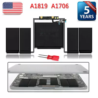 A1819 Genuine OEM Battery For MacBook Pro 13 A1706 Retina 2016 2017 Version US • $35.90